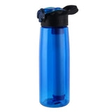 650ml Water Filter Cup Purifier Cleaner Bottle Outdoor Sport Survival Drinking Tool Kit